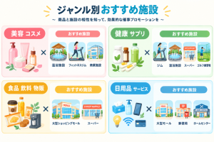 【商材別】相性抜群!おすすめの催事スペース・展開施設一覧