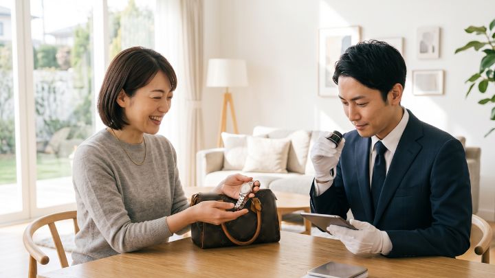 【事例1】リユース業者様(出張買取チラシ)